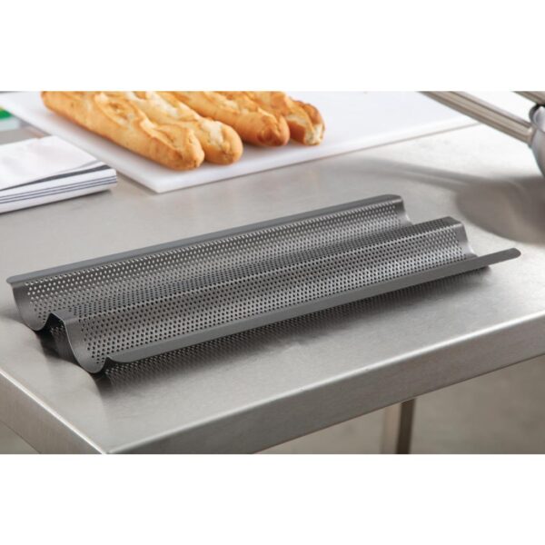 Masterclass Crusty Bake Non-Stick Baguette Tray ; 39x16x2.5cm - Image 14