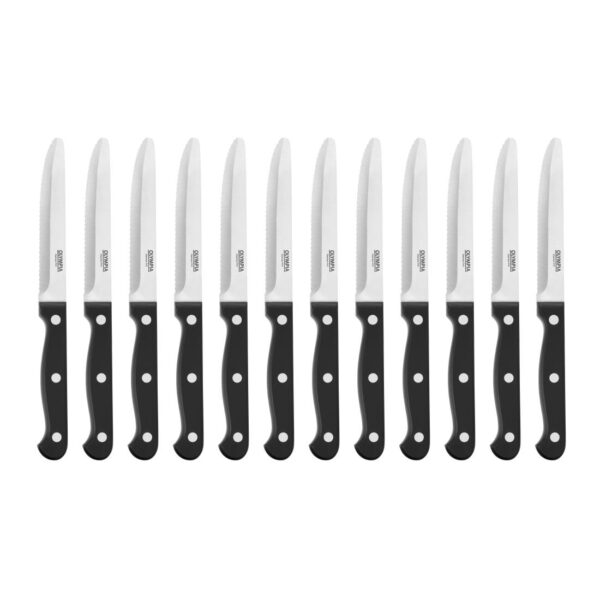Olympia Rounded Steak Knife Black - 4 1/2" (Box 12) - Image 6