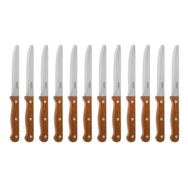 Olympia Rounded Steak Knife Wood - 4 1/2" (Box 12) - Image 8