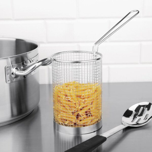 Vogue Spaghetti Basket St/St - 120mm 4 3/4" - Image 5