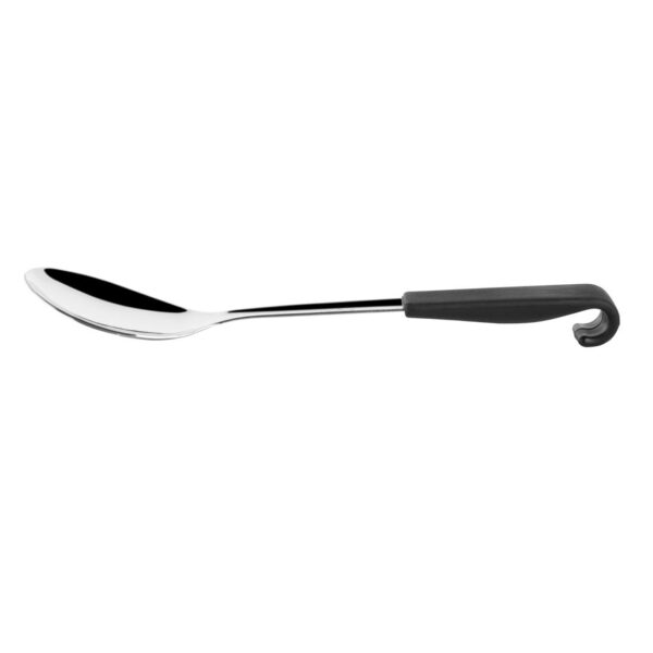 Vogue Serving Spoon Black Handled - 340mm 13" - Image 3
