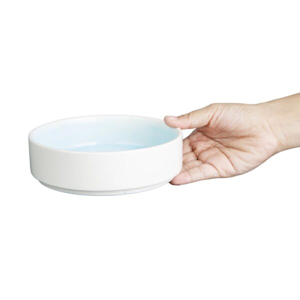 Olympia Fondant Bowl Aqua - 152mm 6" (Box 6) - Image 3
