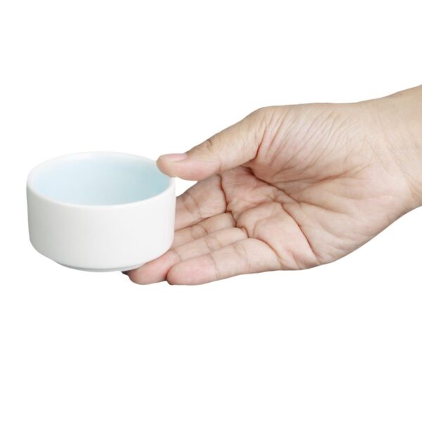 Olympia Fondant Dipping Dish Aqua - 70mm 2 3/4" (Box 12) - Image 5