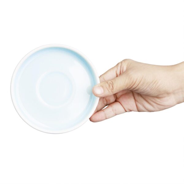 Olympia Fondant Saucer Aqua - 115mm 4 1/2" for CU182 (Box 6) - Image 6
