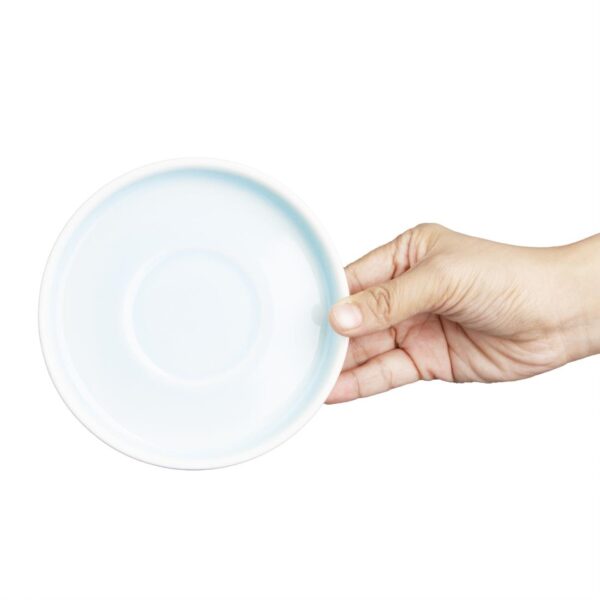 Olympia Fondant Saucer Aqua - 135mm 5 1/3" for CU184 (Box 6) - Image 6