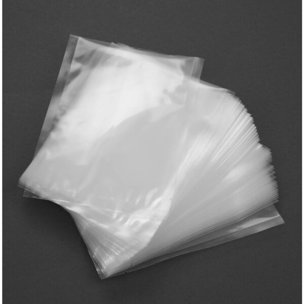 Vogue Clear Bags for Sealer/Chamber Vac Pack use - 150x200mm (Pack 100) - Image 3