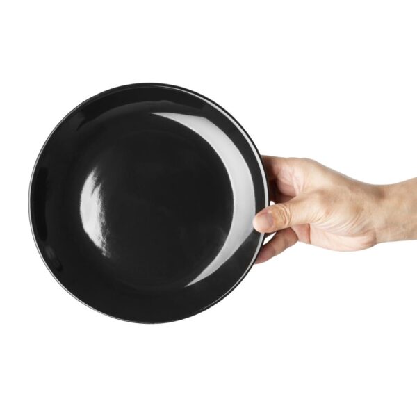 Olympia Cafe Coupe Plate Black - 205mm (Box 12) - Image 6