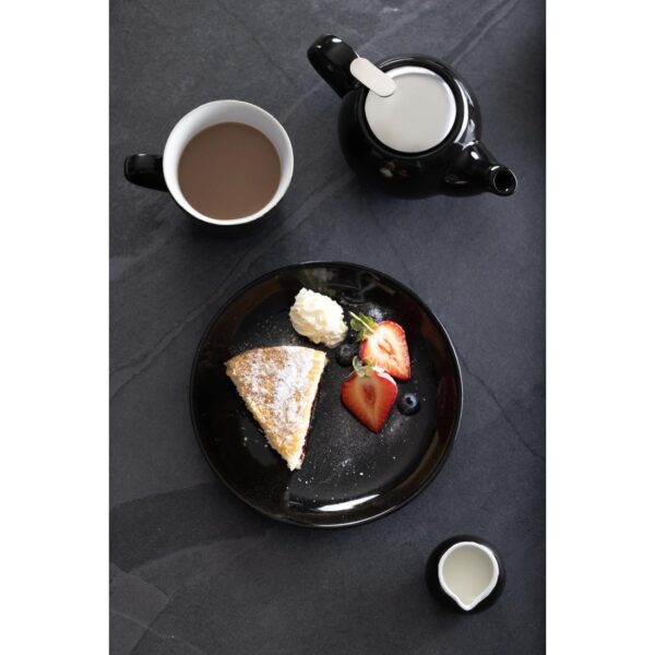 Olympia Cafe Coupe Plate Black - 205mm (Box 12) - Image 3