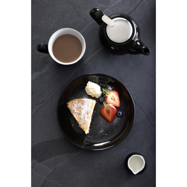 Olympia Cafe Teapot Black - 510ml (Single) - Image 2