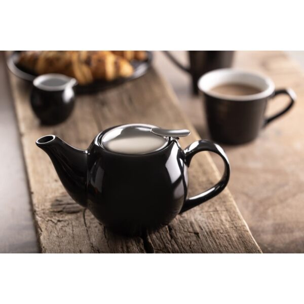 Olympia Cafe Milk Jug Black - 70ml (Box 6) - Image 2
