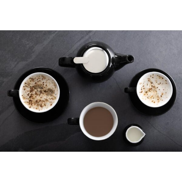 Olympia Cafe Coffee Cup Black - 228ml (Box 12) - Image 3