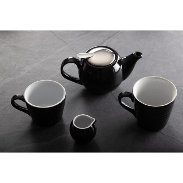Olympia Cafe Coffee Cup Black - 228ml (Box 12) - Image 4