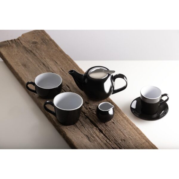 Olympia Cafe Coffee Cup Black - 228ml (Box 12) - Image 10