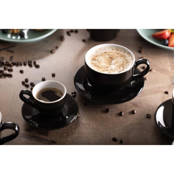 Olympia Cafe Espresso Cup Black - 100ml (Box 12) - Image 8