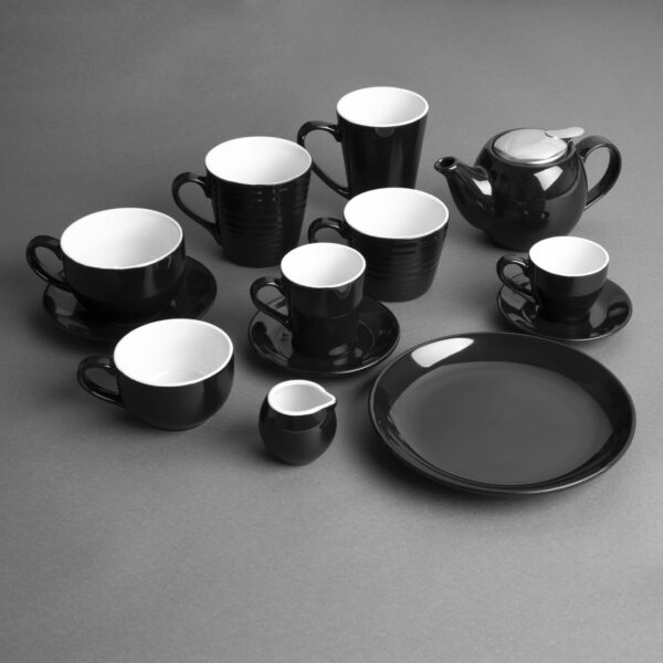 Olympia Cafe Coffee Cup Black - 228ml (Box 12) - Image 16