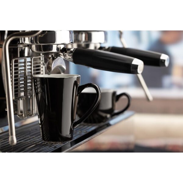 Olympia Cafe Latte Cup Black - 340ml (Box 12) - Image 7