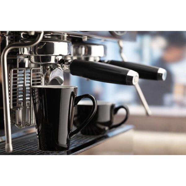 Olympia Cafe Latte Cup Black - 340ml (Box 12) - Image 8