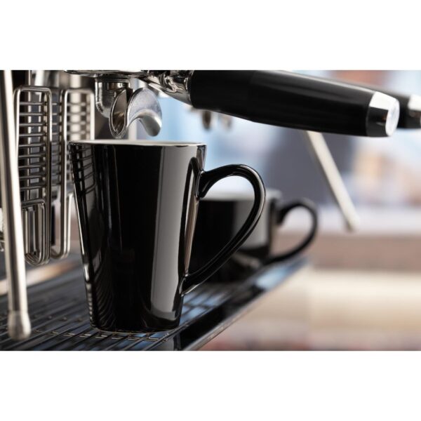 Olympia Cafe Latte Cup Black - 340ml (Box 12) - Image 10