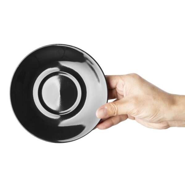 Olympia Cafe Saucer Black (Fits CU953 & CU954) - 158mm (Box 12) - Image 11