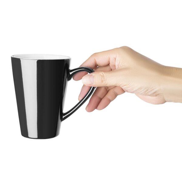 Olympia Cafe Latte Cup Black - 340ml (Box 12) - Image 12