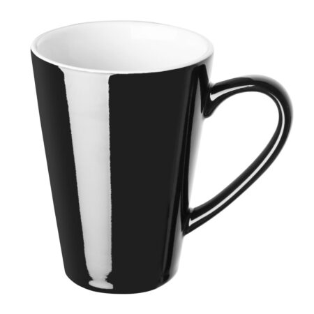 Olympia Cafe Latte Cup Black - 340ml (Box 12)