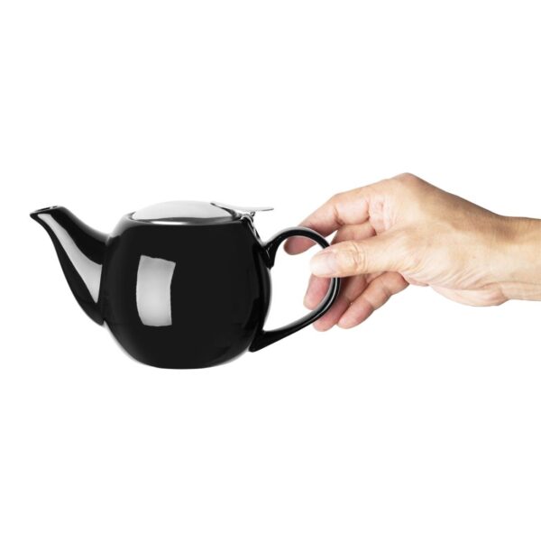 Olympia Cafe Teapot Black - 510ml (Single) - Image 12