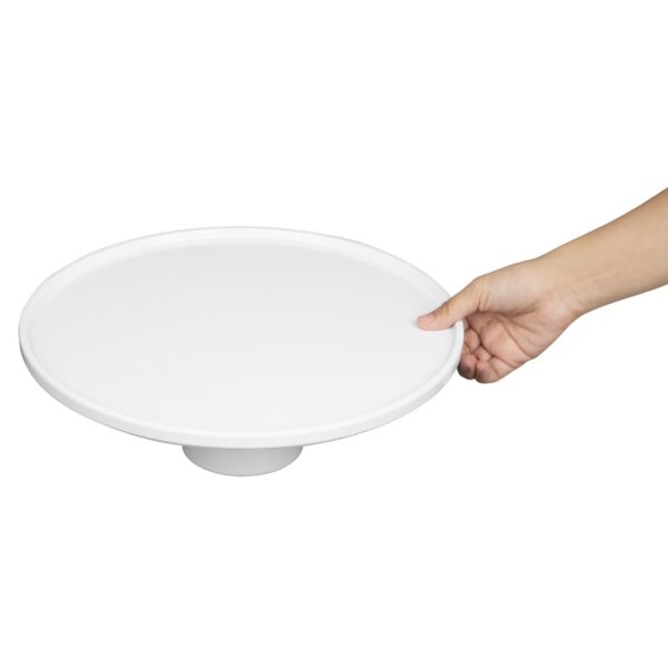 Olympia Kristallon Melamine Cake Stand Round - 330x110mm - Image 5