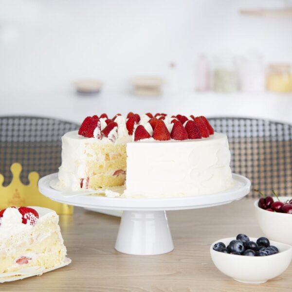 Olympia Kristallon Melamine Cake Stand Round - 330x110mm - Image 7