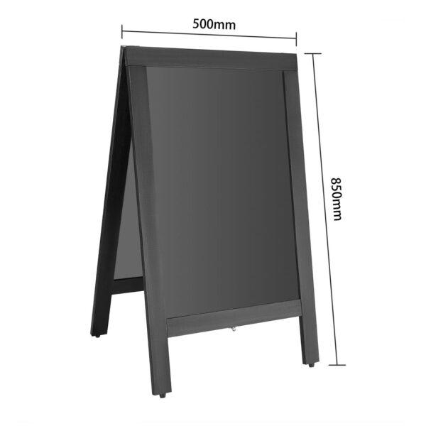 Olympia Pavement Board Black Wooden Frame - 500x850mm - Image 7