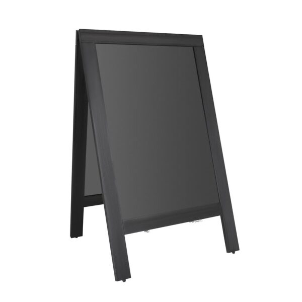 Olympia Pavement Board Black Wooden Frame - 700x1200mm