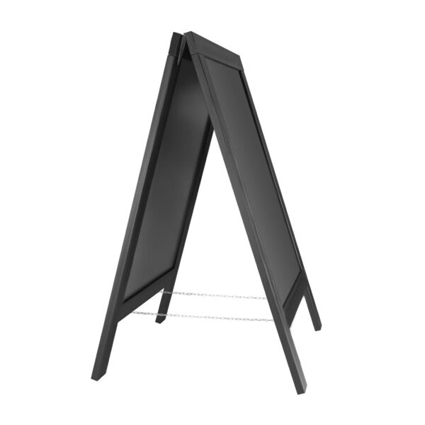 Olympia Pavement Board Black Wooden Frame - 700x1200mm - Image 2