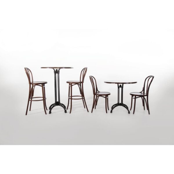 Fameg Bentwood Side Chair Walnut Effect (Pack 2) - Image 4