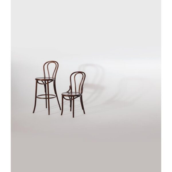 Fameg Bentwood Side Chair Walnut Effect (Pack 2) - Image 5