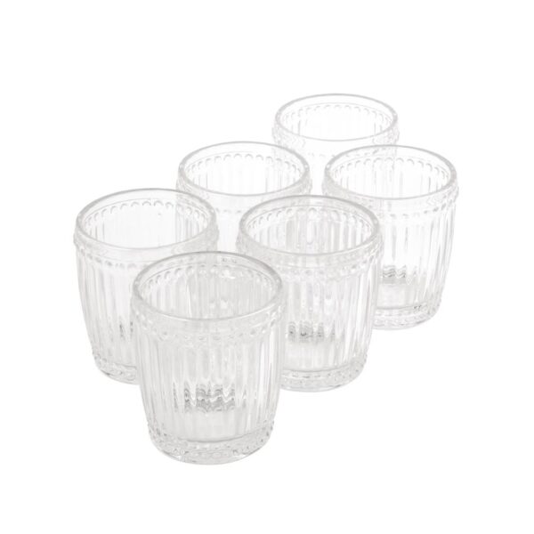 Olympia Baroque Rocks Glass Clear - 325ml (Box 6) - Image 4