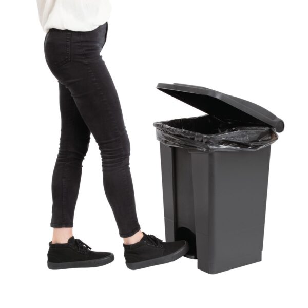 Jantex Kitchen Pedal Bin Black - 45Ltr - Image 5