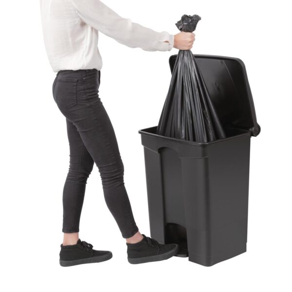 Jantex Kitchen Pedal Bin Black - 65Ltr - Image 6