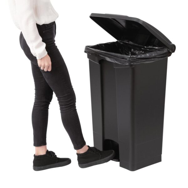 Jantex Kitchen Pedal Bin Black - 87Ltr - Image 5
