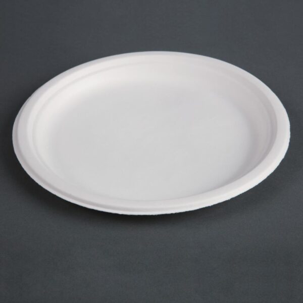 Fiesta Compostable Bagasse Round Plate 10" (Pack 50) - Image 5