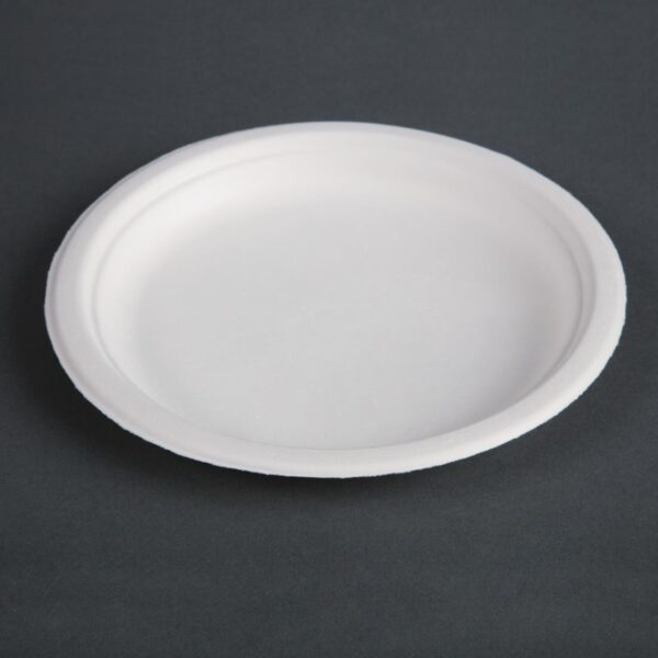 Fiesta Compostable Bagasse Round Plate 7'' (Pack 50) - Image 4