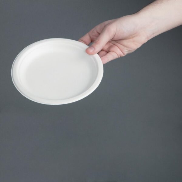 Fiesta Compostable Bagasse Round Plate 7'' (Pack 50) - Image 6