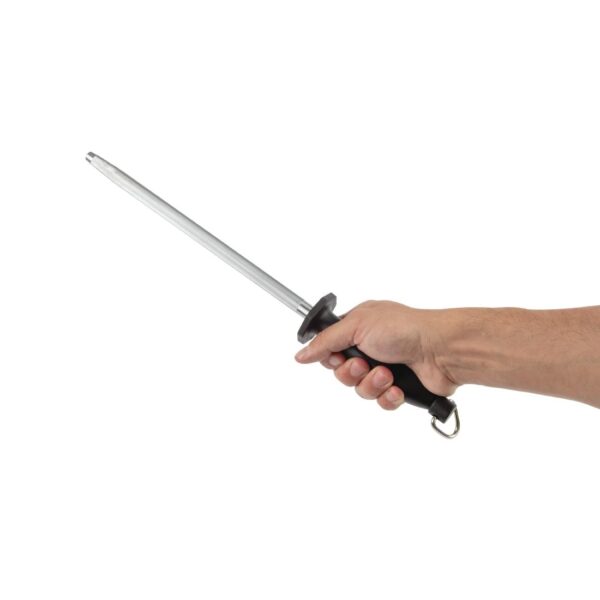 Vogue Knife Sharpening Steel with Plastic Handle - 254mm - Image 4