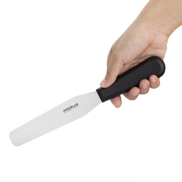 Hygiplas Palette Knife Plastic Black - 15.2cm - Image 2