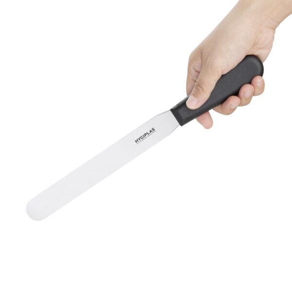 Hygiplas Plastic Handled Spatula/Palette Knife Black - 20.5cm - Image 2