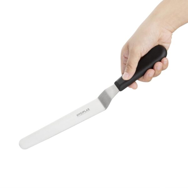 Hygiplas Palette Knife Plastic Cranked Black - 19cm - Image 2