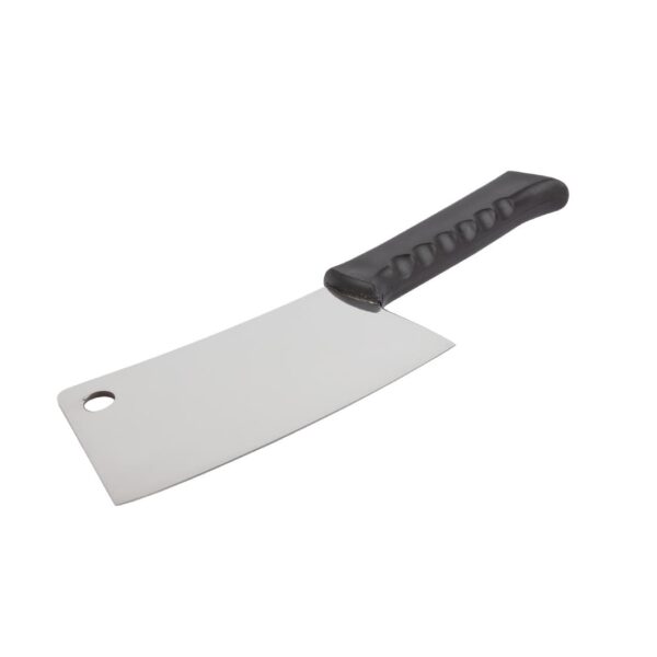 Vogue Cleaver Plastic Handle Black - 204mm 8" - Image 2