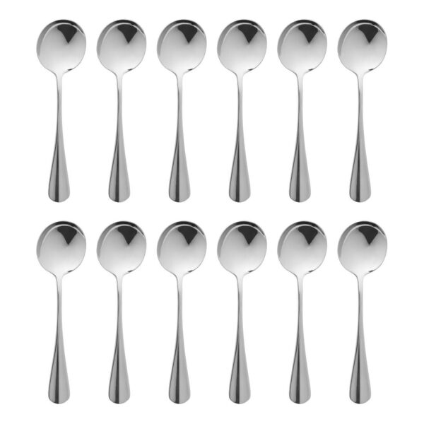 Olympia Baguette Soup Spoon St/St (Box 12) - Image 3