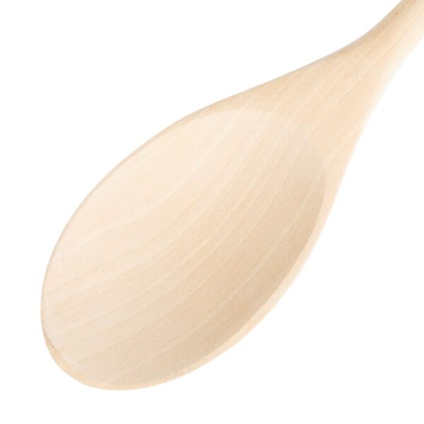 Vogue Wooden Spoon - 254mm 10" - Image 4