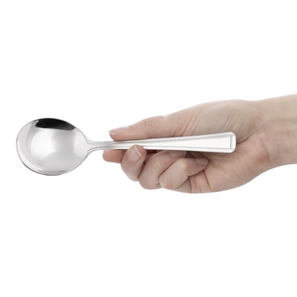 Olympia Harley Soup Spoon St/St (Box 12) - Image 4