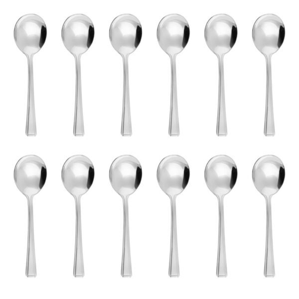 Olympia Harley Soup Spoon St/St (Box 12) - Image 6