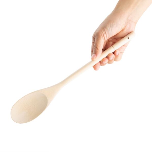 Vogue Wooden Spoon - 305mm 12" - Image 2